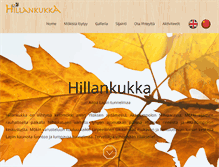 Tablet Screenshot of hillankukka.com